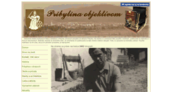 Desktop Screenshot of pribylinaobjektivom.sk
